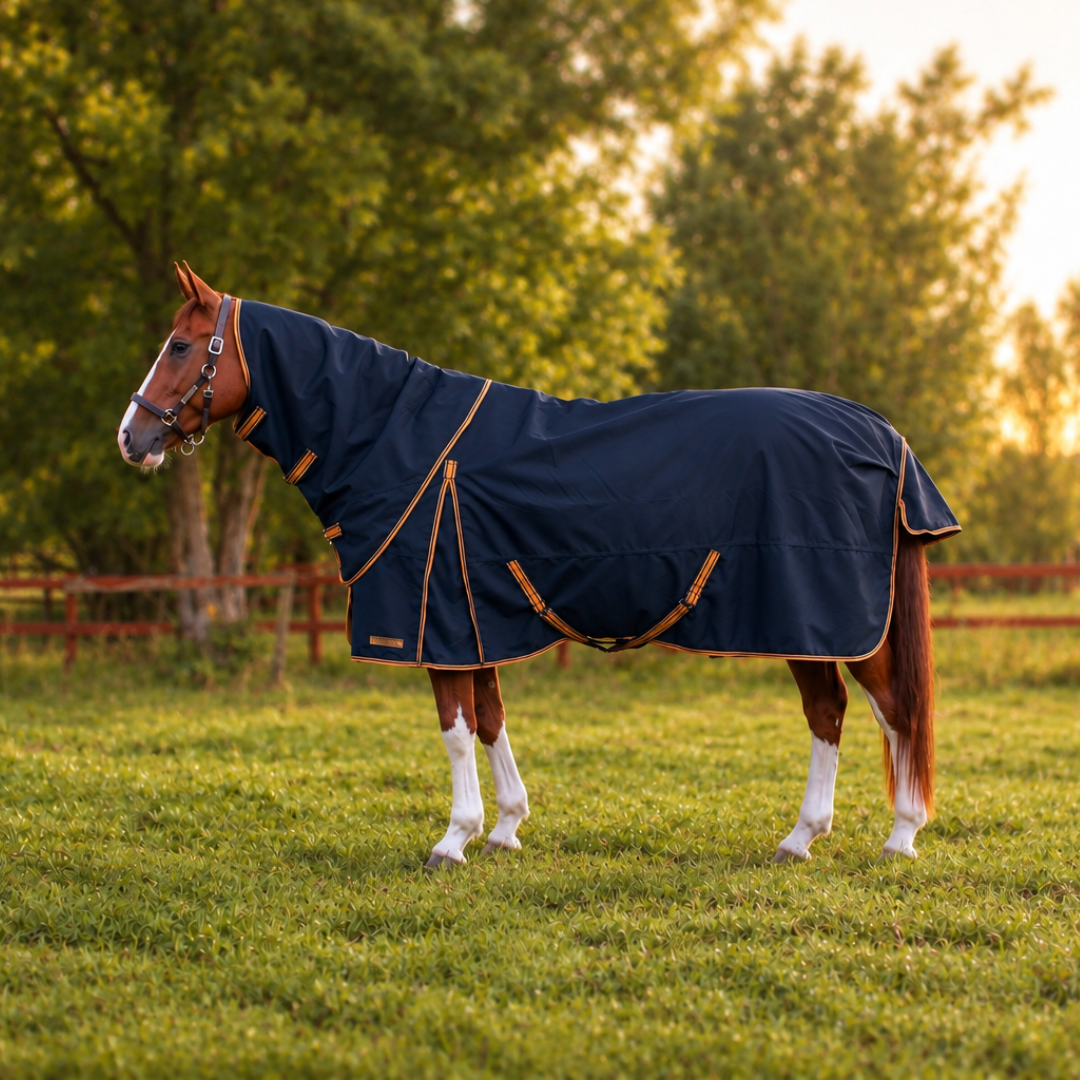 Hyltarp neck cover caisa 250g salute blue