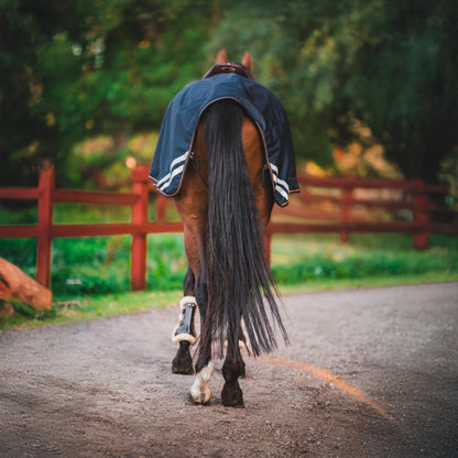 Hyltarp Ridtäcke Blå