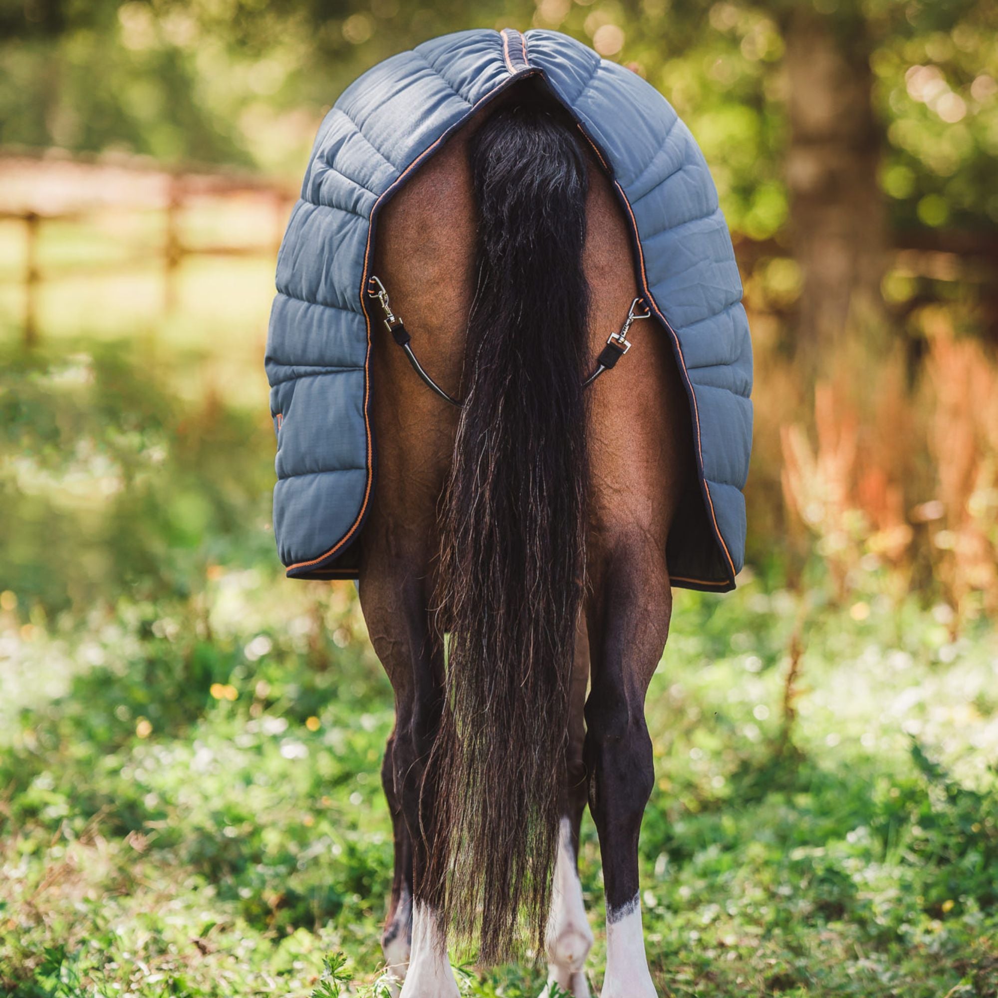 Hyltarp Stable rug Alice 400g china blue