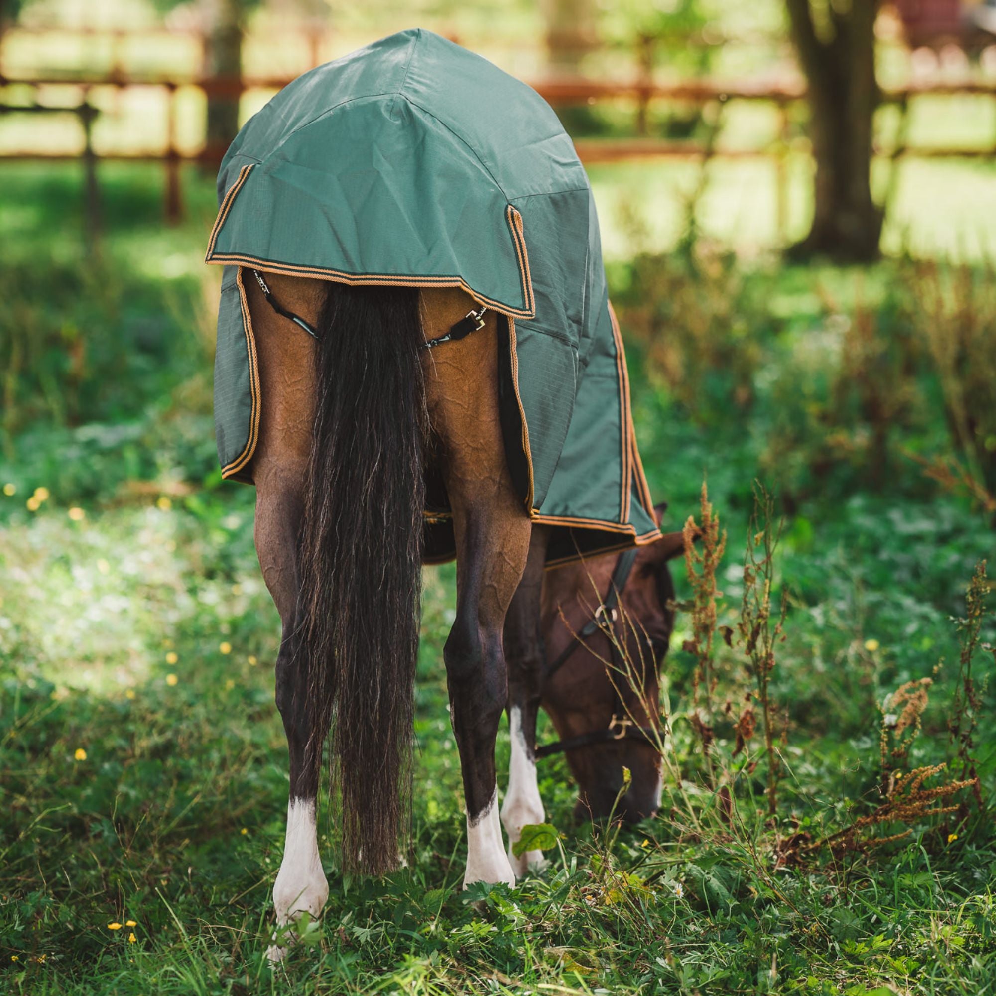 Hyltarp turnout rug Dusty 0g military green